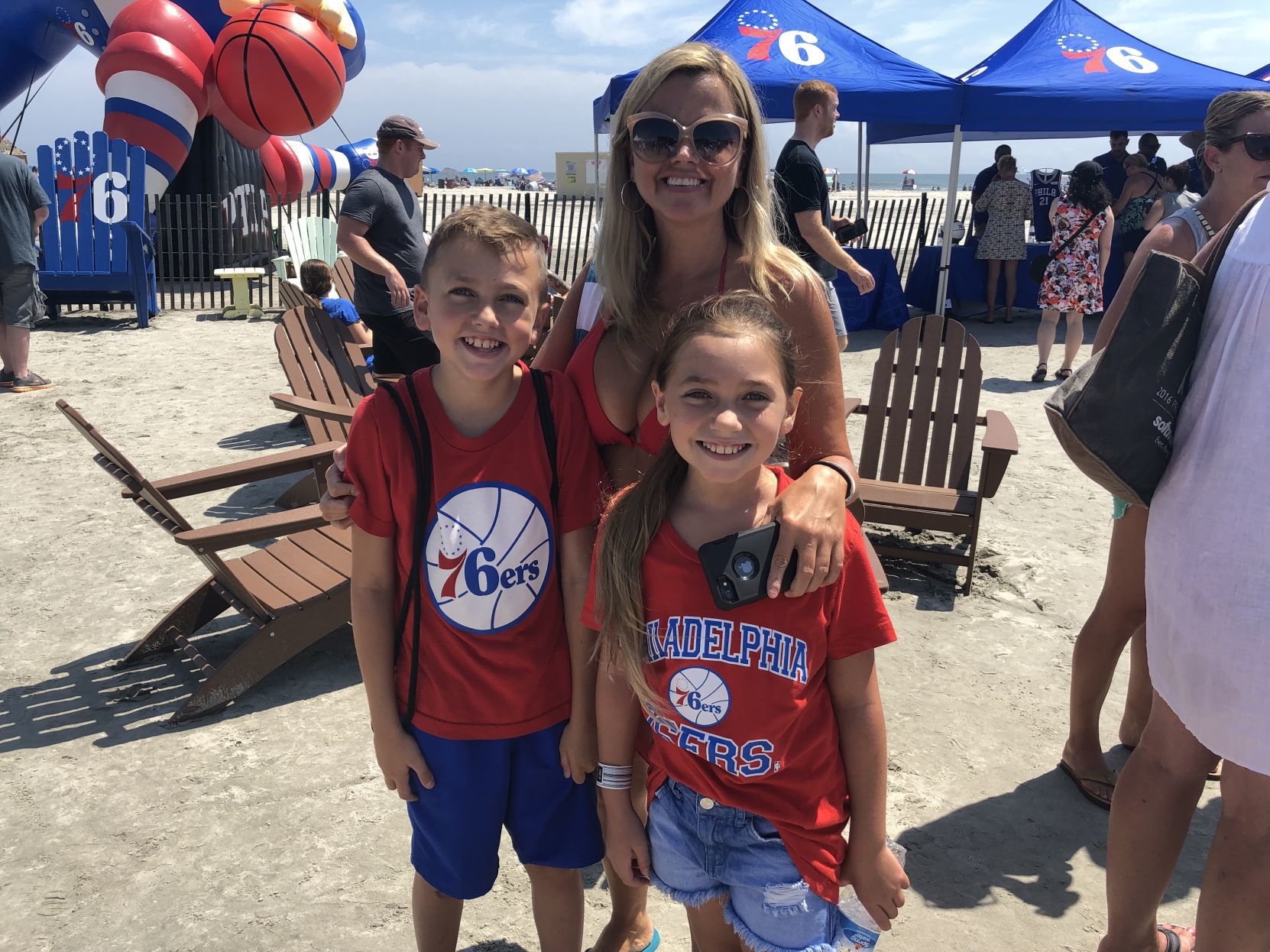 SEEN at 76ers Summer Shore Tour in Wildwood